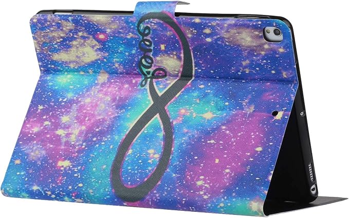 for Apple iPad 10.2 Case 2021/2020/2019 iPad 9th/8th/7th Generation Smart Cover with Pencil Holder [Auto Wake/Sleep] PU Leather Stand Folio Tri-fold Shockproof Thin Shell Colored Graffiti