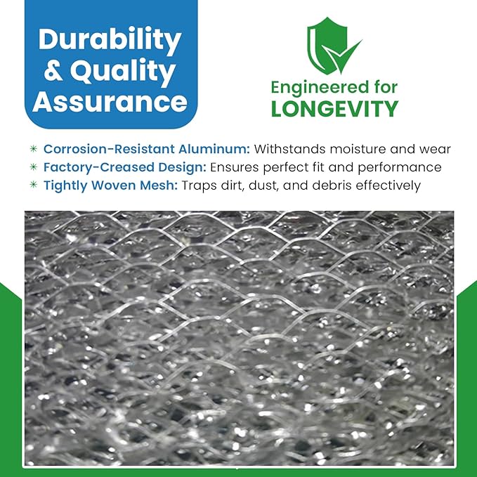 Filter Everything Washable Aluminum Air Filter – 20 x 25 x 1 – Permanent