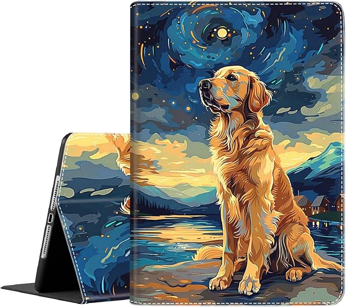 Case for iPad Air 11 Inch Case M2 2024 iPad Air 6th Gen Case/iPad Air 5th Gen 2022/Air 4th 2020 10.9 Inch Slim Stand Protective Smart Cover Fit iPad Air Retro Moth