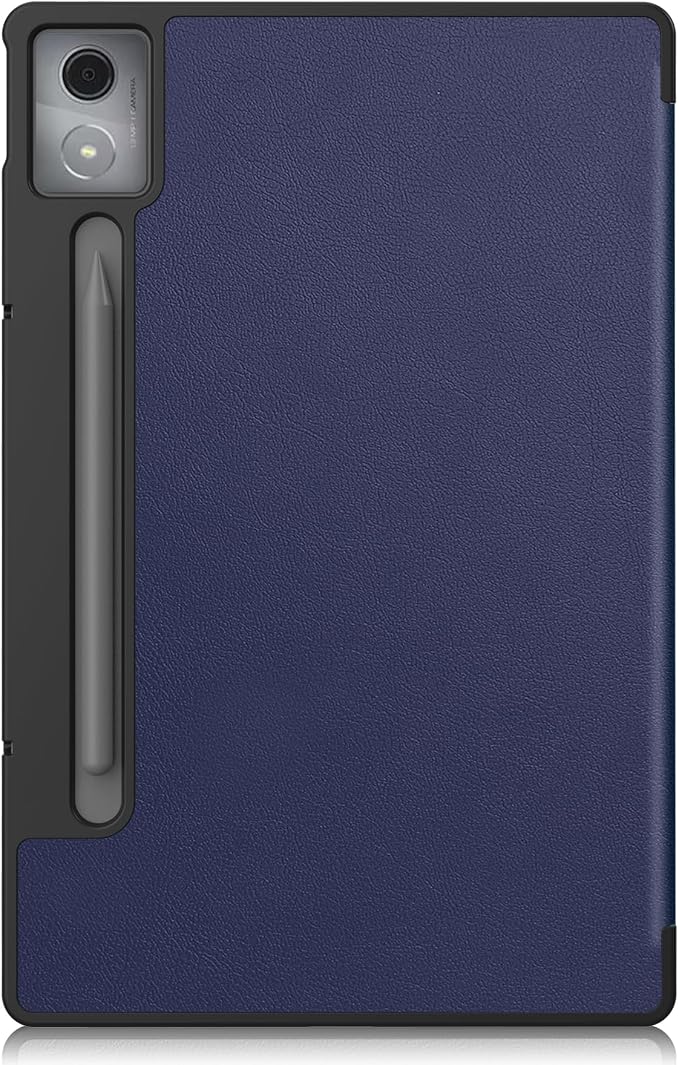 Gylint PU Leather Case for Lenovo Idea Tab Pro/Xiaoxin Pad Pro 12.7 Inch 2025 Ultra Thin Folding Folio Stand Protective Cover Black