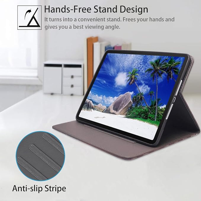 Case for iPad (A16) 11th Generation 11 Inch 2025/ iPad 10th Generation 10.9 Inch 2022 Slim PU Leather Cover Adjustable Stand with Auto Wake/Sleep Case African Women