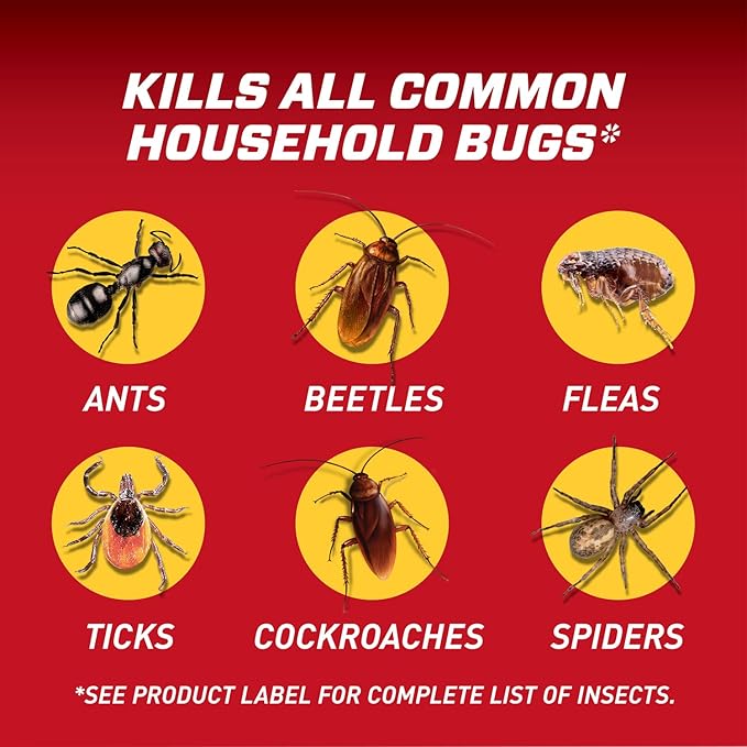 Ortho Home Defense Insect Killer for Indoor & Perimeter2 and Refill Bundle: Long Lasting Bug Barrier, Kills Ants, Roaches, Spiders, 1 gal.