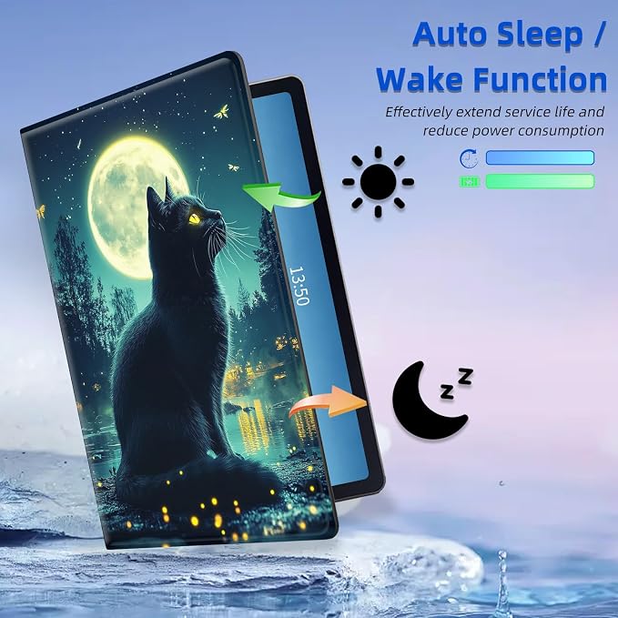 for Amazon Fire Max 11 2023 Release Table Case 11'' Rotating Auto Wake Sleep Leather Table Case for Amazon Fire Max 11 2023 Release Stand Bird Flowers Design for Woman Man