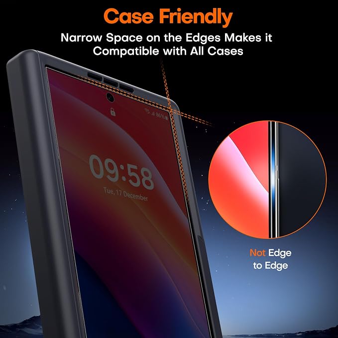 TOCOL for Pixel 2026 Screen Protector Clear | Easy Installation Bubble-Free 9H+ Tempered Glass 11FT Military Grade Shatterproof Anti-Scratch Case Friendly HD 2 Pack