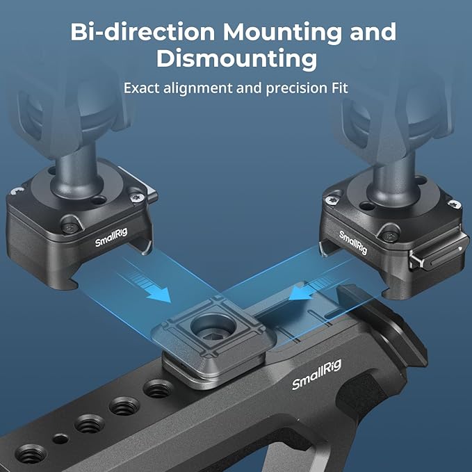 SMALLRIG Quick Release Magic Arm with 360° Ball Head, Articulating Magic Arm with 1/4"-20 Screws & Detachable Locating Pins, Max Payload 5.5kg / 12.1lbs, for Monitor, Camera Cage, HawkLock H21