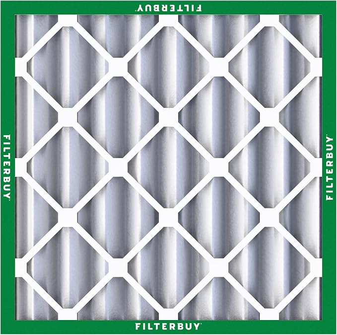 Filterbuy 24x24x4 Air Filter MERV 8 Essential Dust & Allergy Defense,