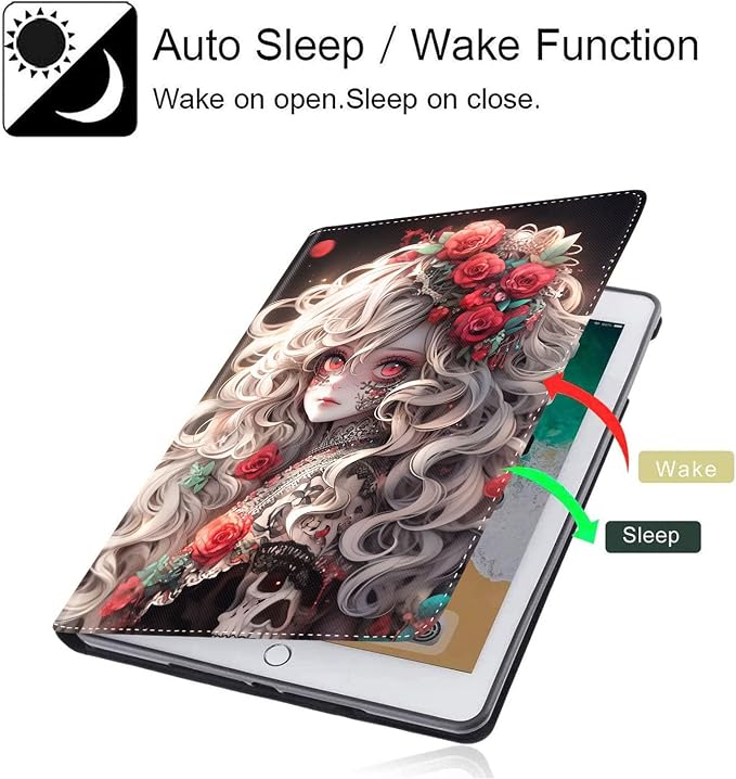 Case for ipad 10th Generation 10.9 inch 2022 iPad 10thMulti-Angle Stand Smart Protective Cover Shockproof Case Auto Sleep/Wake Smoke Flag of Mexico Flag