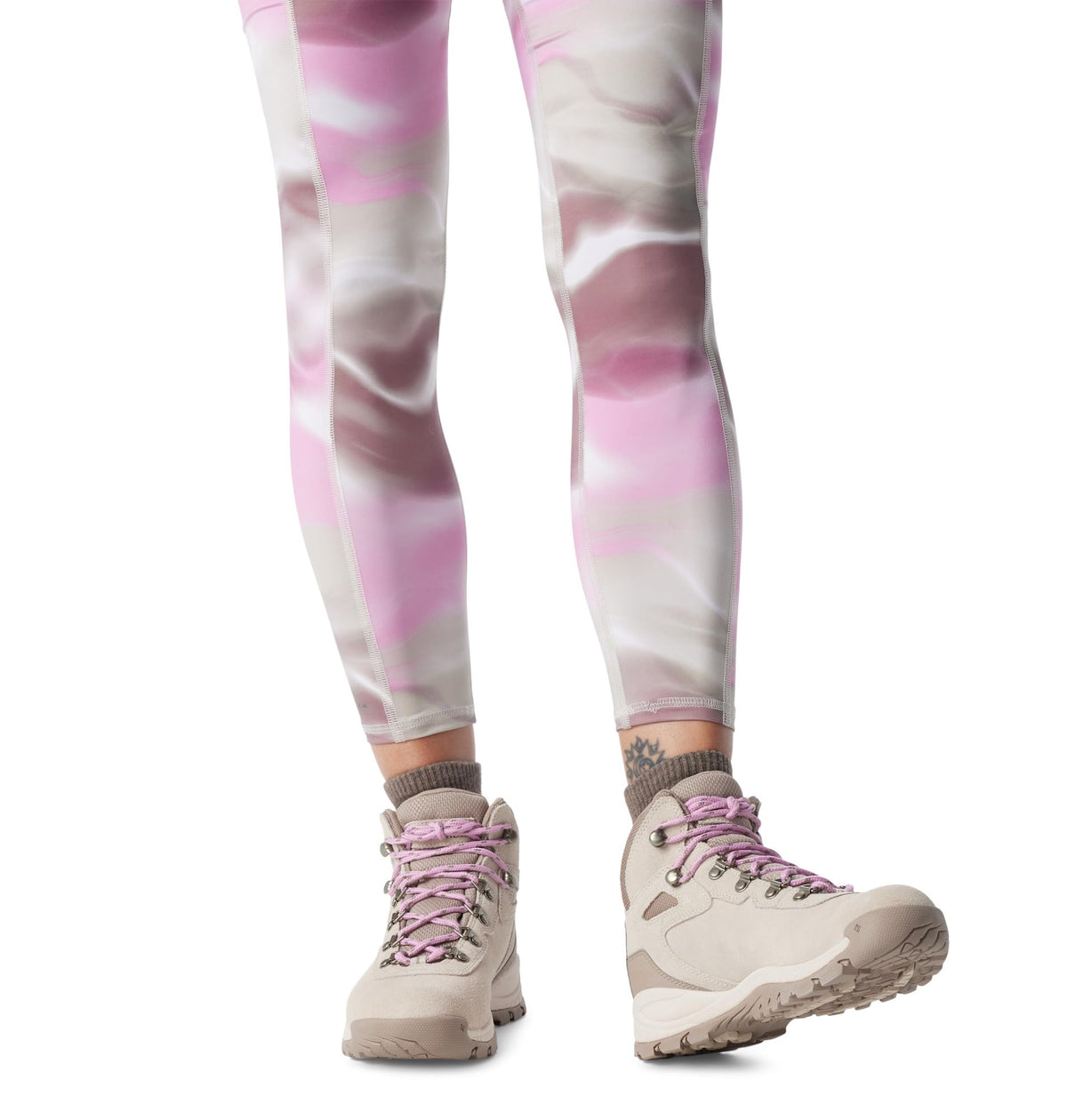 Columbia Womens Newton Ridge Plus Waterproof Amped, Dark Stone/Cosmos, 6.5