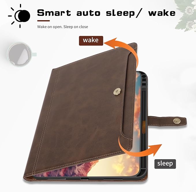 Case for iPad 9/8/7 Gen Case(2021/2020/2019)- Shockproof Cover with Built-in Pencil Holder- Smart Auto Sleep/Wake - Perfect for Students at Home/School-Pink