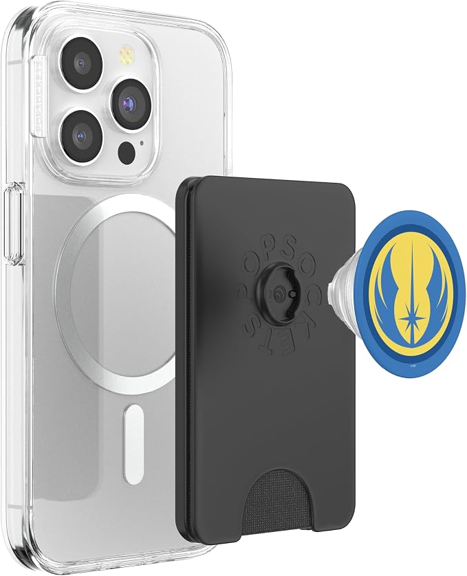 Star Wars Jedi Symbol Yellow Blue PopSockets Adhesive PopGrip