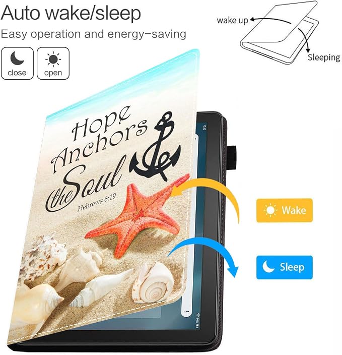 Case for Amazon Fire HD 8/Fire HD 8 Plus Tablet (12th/10th Generation 2024/2022/2020 Release) Premium PU Leather Cover with Auto Sleep Wake African Women