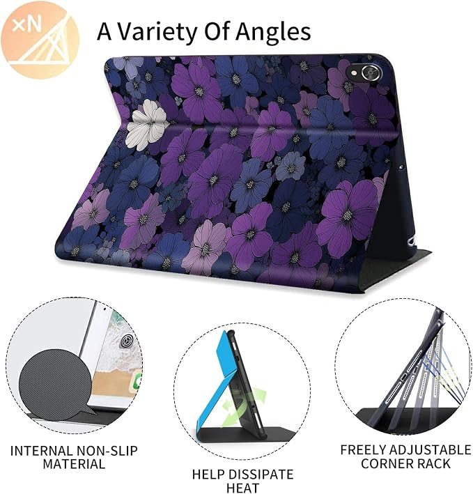 Case for iPad (A16) 11th Generation 11 Inch (2025) for iPad 10th Generation Case 10.9 Inch (2022)Slim Shockproof Shell PU Leather Stand Cover w/Auto Sleep Wake-American Eagle Rebirth of Fire