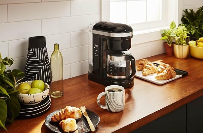 KitchenAid 12 Cup Drip Coffee Maker with Spiral Showerhead, KCM1208