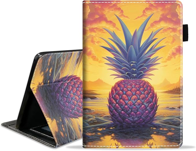 Case for Amazon Kindle Fire HD 8/Fire HD 8 Plus Tablet (12th/10th Generation 2024/2022/2020 Release) - PU Leather Folio Cover with Smart Auto Wake/Sleep Bald Eagle