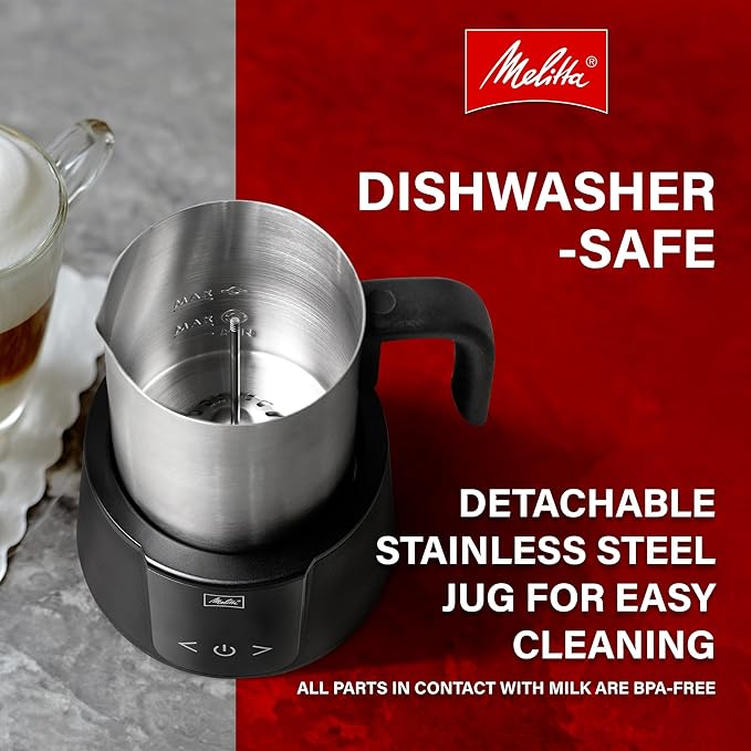 Melitta Montalatte Milk Frother with Chocolate Blending Disk