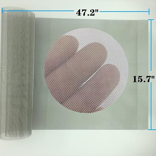 Stainless Steel Mesh Screen #40Mesh -Size:15.7"x47.2" SS304 Wire Mesh Screen