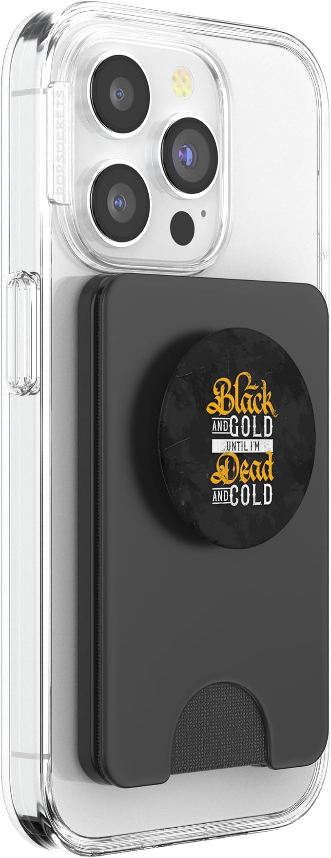Pittsburgh Ultimate Sports Fan Distressed Lettering PopSockets Adhesive PopGrip