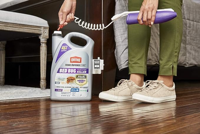 Ortho Home Defense Max Bed Bug, Flea & Tick Killer with Comfort Wand, 1 gal. (2-Pack)