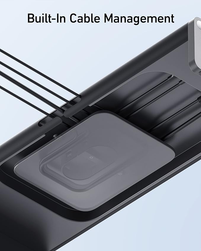 Anker 675 USB-C Docking Station (12-in-1, Monitor Stand, Wireless) with 10Gbps USB-C Ports, 4K@60Hz HDMI Display, Wireless Charging Pad, for Lenovo ThinkPad, MacBook Pro M1 / M2