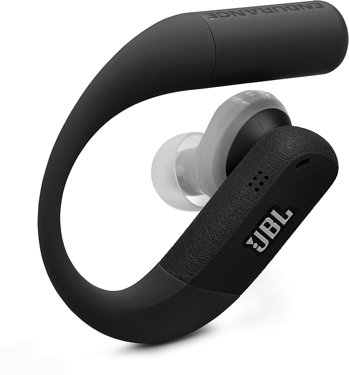 JBL Endurance Peak 4 - True Wireless Noise Cancelling Sport Earbuds Up to 48Hrs Total Playback Water &amp dust Proof (IP68) Secure fit with TwistLock™ Design &amp 6 mics for Perfect Calls (Black