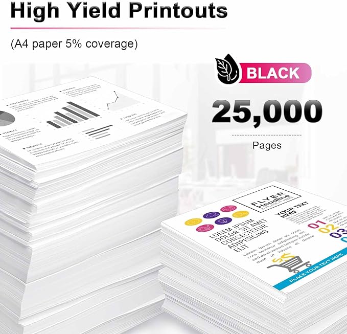 TNE90 Toner Cartridge Compatible Replacement for Brother HL-EX415DW MFC-EX915dw Printers High Yield 25000 Pages 1Pack