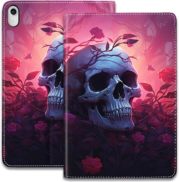 Case for iPad (A16) 11th Generation 11 Inch 2025 / iPad 10th Generation 10.9 Inch 2022 Ultra-Thin Multi-Angle Protective Cover with Auto Sleep/Wake A Dark Horse