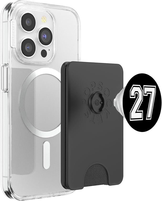 Number 27 in White PopSockets Adhesive PopGrip
