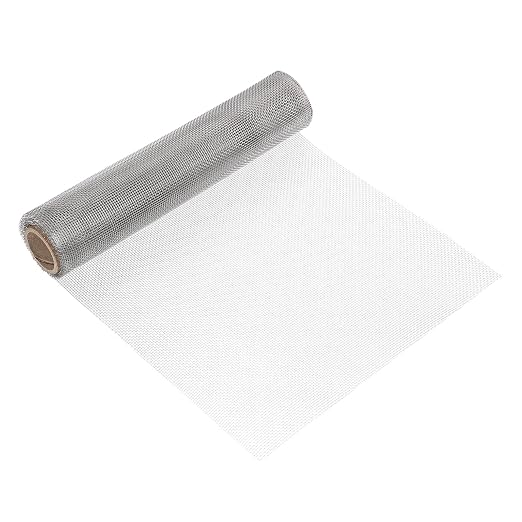uxcell 12 Mesh 118" x 12" Woven Wire Mesh, 304 Stainless Steel Air Vent Filter