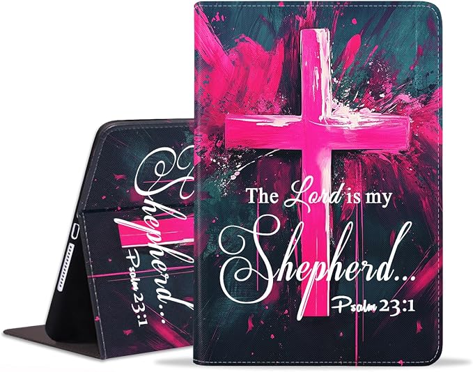 Case for Samsung Galaxy Tab A9 Plus 11 Inch 2023 Model (SM-X210/X216/X218) Premium PU Leather Stand Folio Cover with Auto Sleep/Wake Abstract Colorful Dog