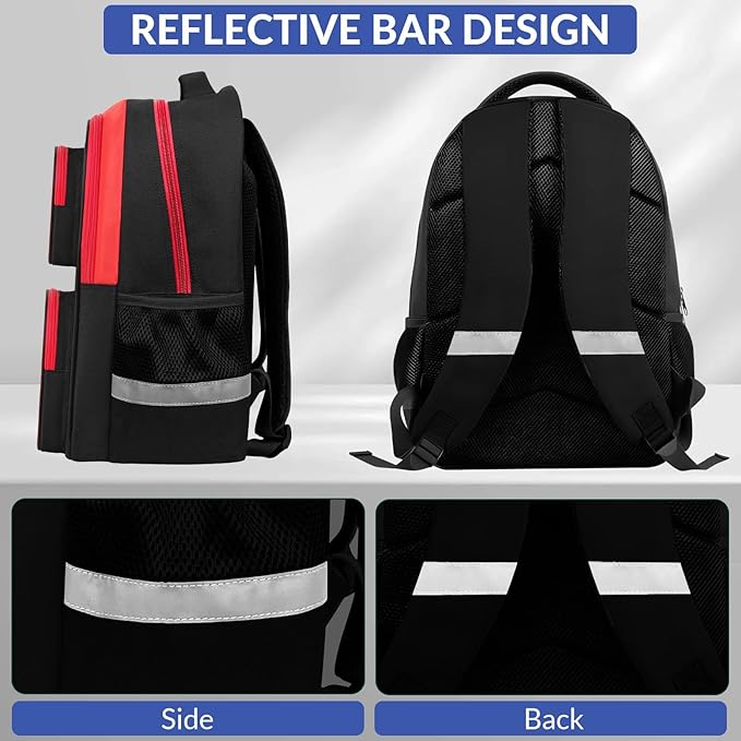 School Backpack for Boys - Gamer Boys Backpack for Kids Children Teens Elementary Middle School - 17″ Video Game Bookbag Travel Back Pack for Age 6-18