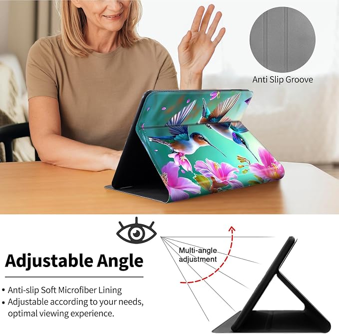 Case for All-New 7 Kindle Paperwhite 12th Gen 2024 &amp Kindle Colorsoft Signature EditionPU Leather Cover with Auto Sleep Wake FeatureAmerican Flag Eagle
