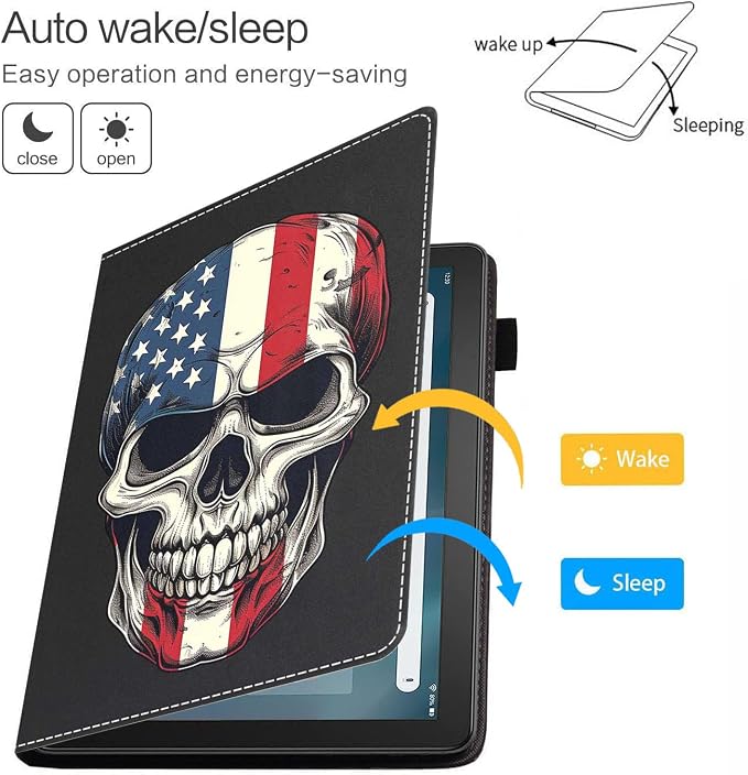 Case for Amazon Kindle Fire 7 Tablet (9th/7th Generation 2019/2017 Release 7 Display) with Card Slot &amp Auto Sleep/Wake - Slim Folding Stand Folio Cover - African Women