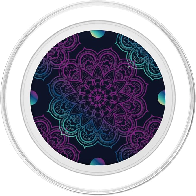 Mandala Art Geometric Meditation Mindfulness Peace Seeker PopSockets Adhesive PopGrip