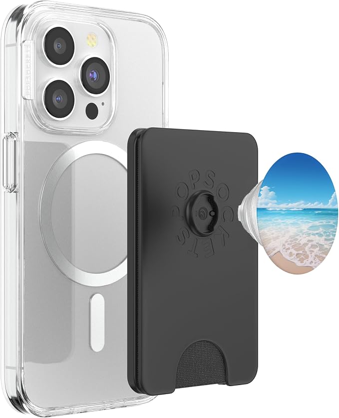 Cute Beach Themed Beach Scene PopSockets PopGrip for MagSafe