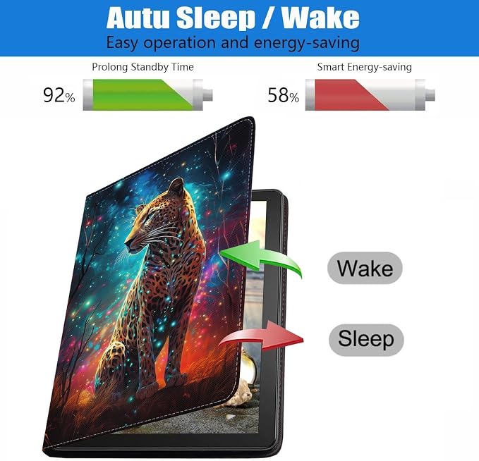 Case for Samsung Galaxy Tab S10 Plus 2024/ S9 Plus/ S9 FE Plus 5G 12.4 Inch 2023 Slim PU Leather Stand Folio Cover with Auto Wake Sleep Abstract Paint Dogs