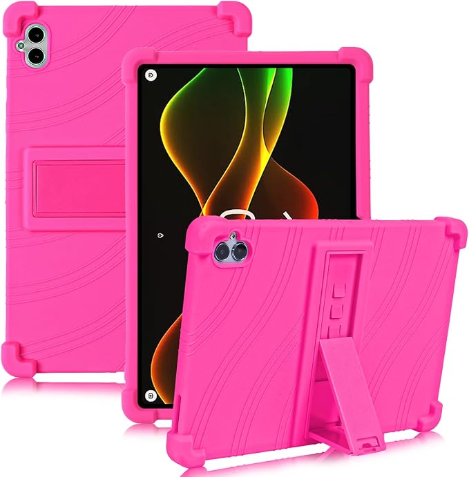 ATOOZ for Boost Celero 5G Tablet Case 10.95 Inch 2025Soft Silicone Shockproof Kids Case for Celero 5G Tablet 11 Inch with PC Stand (Black)