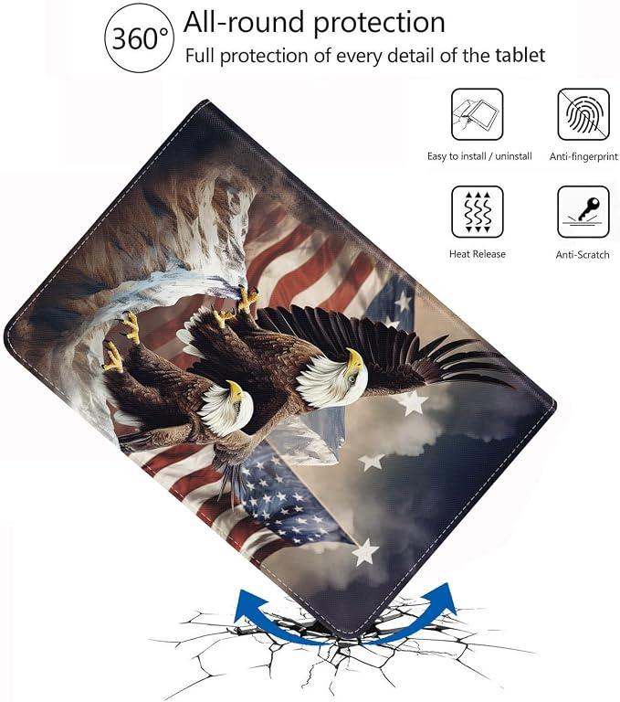 Case for iPad (A16) 11th Generation 11 Inch 2025 iPad 10th Generation 10.9 Inch 2022 Protective Leather Case Adjustable Stand Auto Wake/Sleep Smart Case - African American Girl