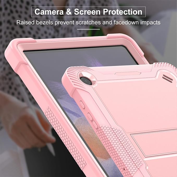 Case for T-Mobile REVVL Tab 2 Android 15 Tablet 10.1 inchHeavy Duty Shockproof Protective Cover with KickstandKids Friendly4 Corners Thicken ShockproofBlack