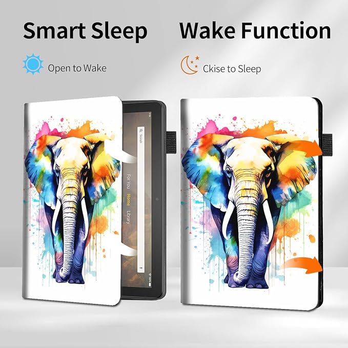 Case for Amazon Kindle Fire Max 11 Tablet (13th Generation 2023 Release) - Slim Fit Standing Cover with Auto Sleep/Wake for All-New Fire 11 Max Tablet，Enchanted Forest 2