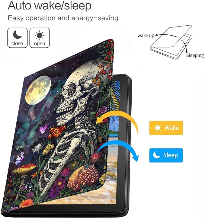 for iPad mini 7 (A17 Pro) 2024 Case/iPad mini 6 2021 Case Adjustable Stand Auto Wake/Sleep Smart Leather Cover for iPad mini 7th/6th Generation 8.3 Inch Sloth