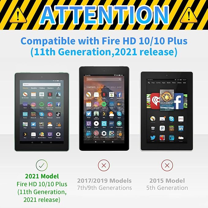 Case for Kindle Fire HD 10 &amp 10 Plus Tablet 10.1 (13th/11th Generation 2023/2021 Release) Lightweight Slim PU Leather Adjustable Multi-Angle Smart Shell Cover with Auto Wake/SleepA Flowers Art