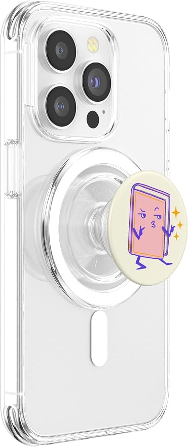 PopSockets Bookish Phone Grip &amp Stand - Sassy Paperback PopSockets PopGrip for MagSafe