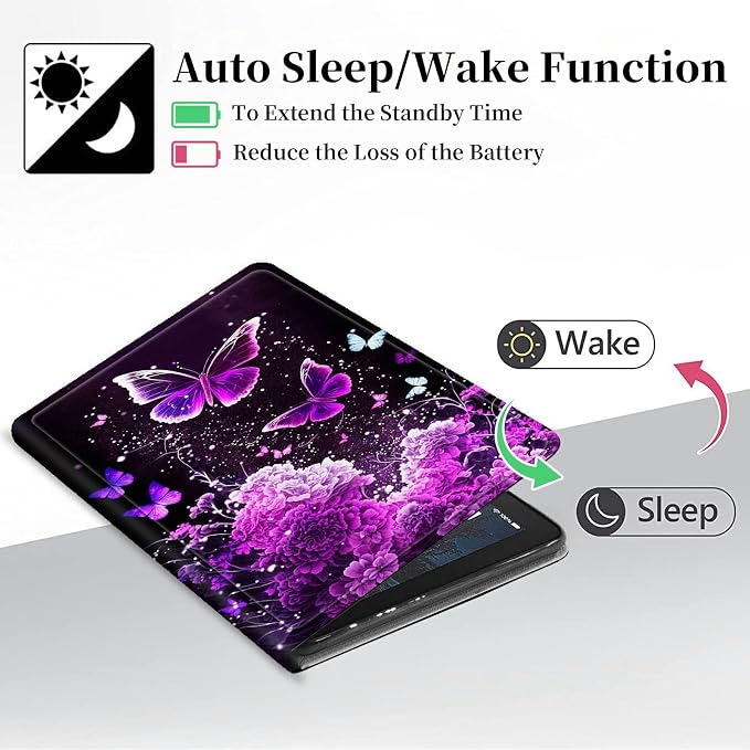 Case for iPad (A16) 11th Generation 11 Inch 2025/ iPad 10th Generation 10.9 Inch 2022 CaseHybrid Slim Multi-Angles Stand Auto Wake/Sleep Cover-Beach Sunset