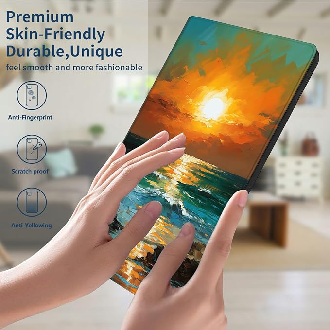 Slim Case for Amazon Kindle Fire Max 11 Case (13th Generation 2023 Release) 11 PU Leather Folio Stand Adjustable Smart Cover with Auto Wake/Sleep for Kindle Fire 11 TabletArt Black Cat Tree