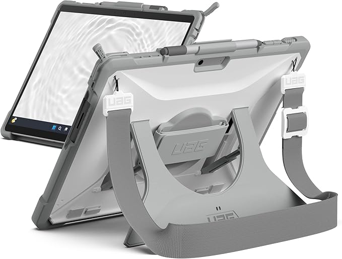 URBAN ARMOR GEAR UAG Designed for Microsoft Surface Pro 13 12/11 Edition Case with Built-in Kickstand &amp Pen Holder Compatible with Type Cover Keyboard Rugged Protective Cover Metropolis Black