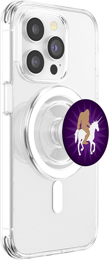 Bigfoot Unicorn Purple Ombre PopSockets Adhesive PopGrip