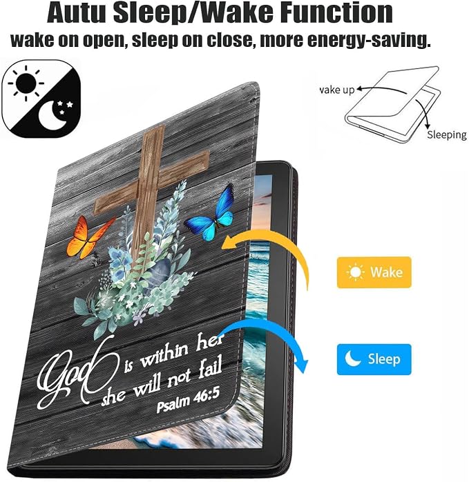 Case for iPad (A16) 11th Generation 11 Inch 2025 iPad 10th Generation 10.9 Inch 2022 Premium PU Leather Stand Folio Cover with Auto Sleep/Wake American Flag Sunflower and Cow