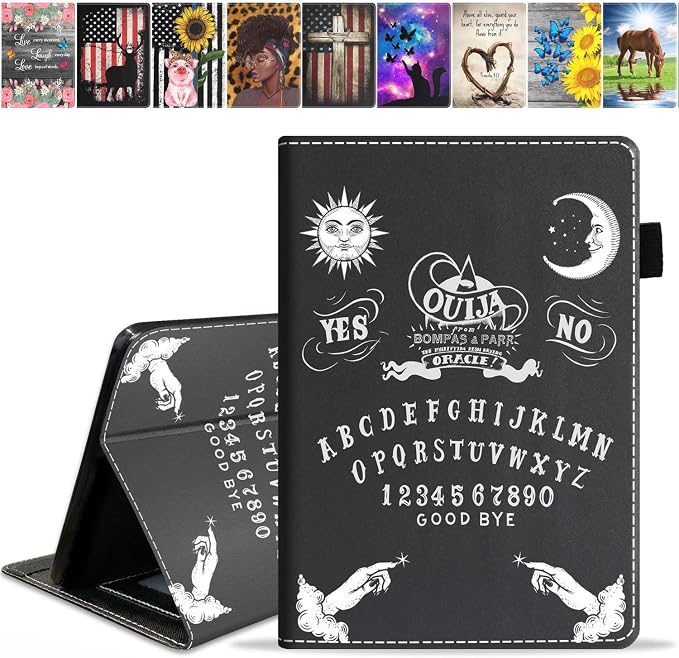 Case for Amazon Kindle Fire HD 10 &amp Fire HD 10 Plus Tablet (11th Generation 2021 Release) Premium PU Leather Stand Cover with Smart Auto Wake American Flag Deer