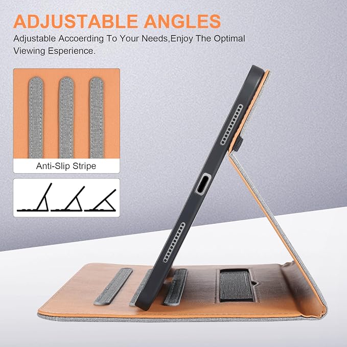 for iPad A16 Case 11 Inch 2025Cover for iPad 10th 11th Generation Case with Pencil HolderBlack