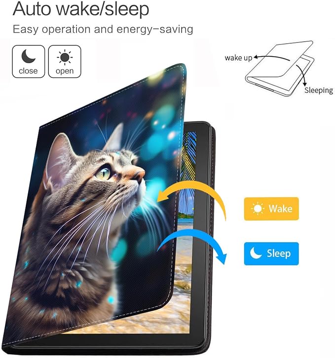 Case for iPad (A16) 11th Generation 11 Inch 2025 iPad 10th Generation 10.9 Inch 2022 Protective Leather Case Adjustable Stand Auto Wake/Sleep Smart Case - African American Girl